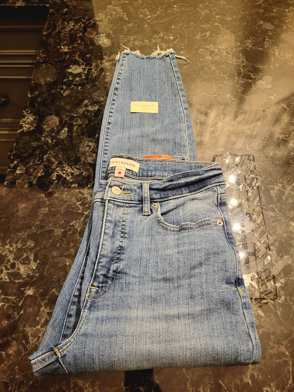 Lucky Brand Women's Medium Light Blue Skinny Jeans